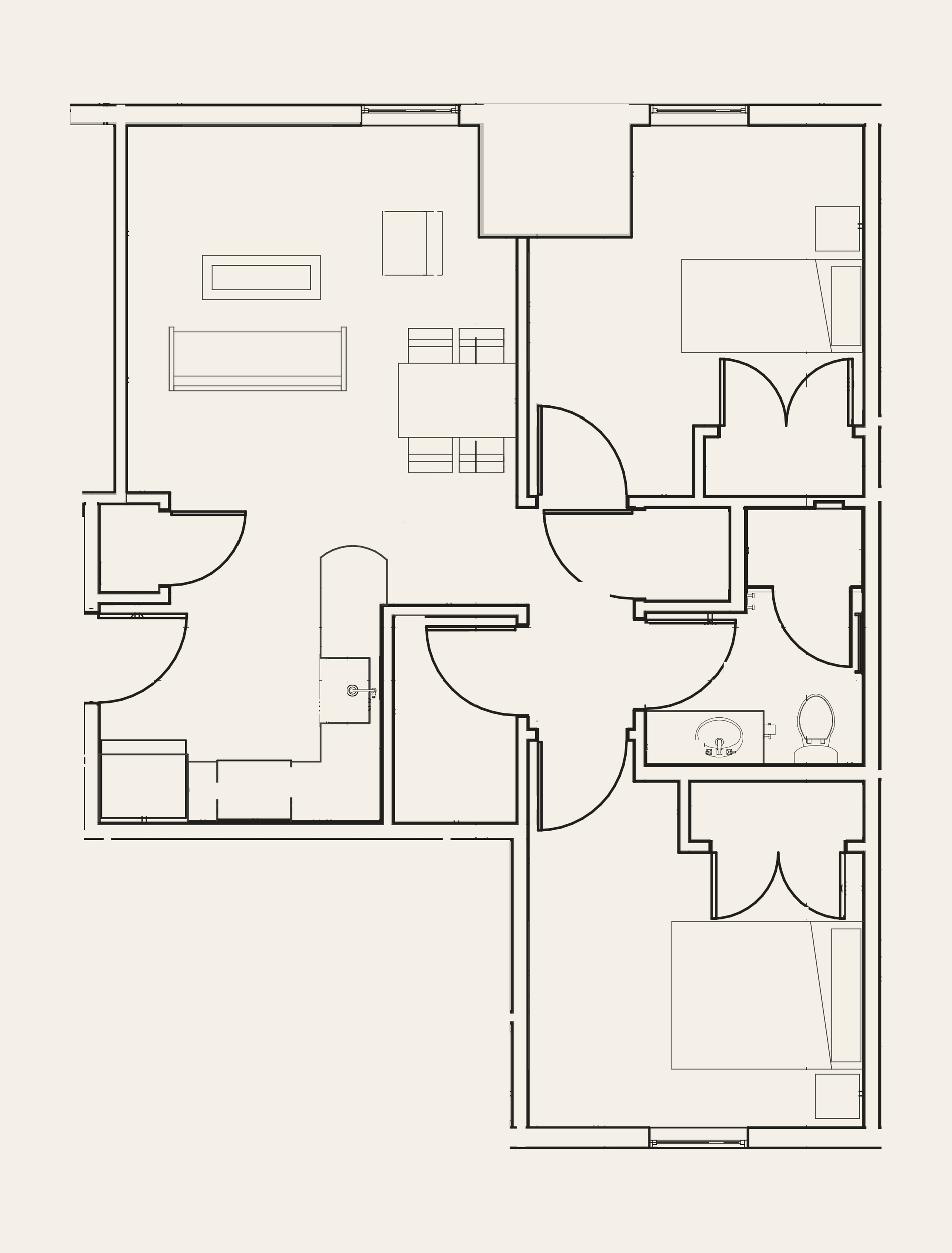 Residence 2B floor plan